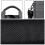Bolsa de ombro sofisticada para laptop, leve e resistente a impactos, tipo pasta em tecido de poliéster para dispositivos de 14,1 a 15,4 polegadas 3