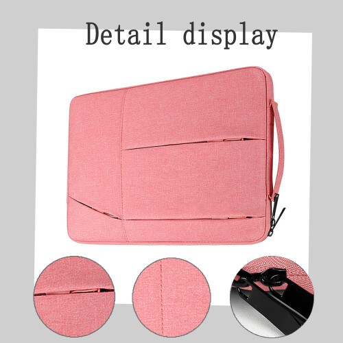 Capa versátil para laptop MacBook Air Pro de 13,6 polegadas, resistente à água e a arranhões, com alça lateral. 2