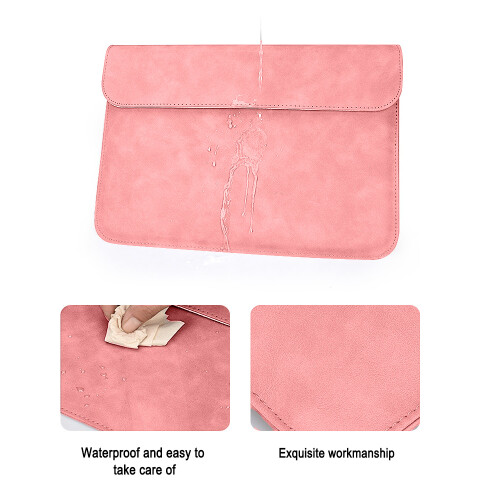 Capa protetora resistente a arranhões para laptops de 14,1 a 15,4 polegadas, com suporte ajustável e capa magnética oculta, perfeita para 2