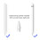 Ανταλλακτικές μύτες για το Apple Pencil 1ης & 2ης γενιάς, πολυμερές υλικό, μύτες υψηλής 3
