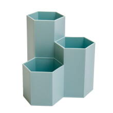 Suport hexagonal pentru creion, design modern, ușor de instalat pentru depozitarea pe birou sau acasă, suport decorativ pentru birou cu design
