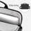 Bolsa para laptop prática e organizada, em poliéster impermeável com compartimento acolchoado à prova de choque para notebooks de 15,6 polegadas, 3