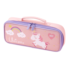 Organizator de birou compact, suport pentru creioane durabil cu curea de mână, poate conține 60-80 de pixuri sau articole similare, rezistent la