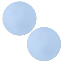 Rond leren matje, waterdicht en zweetbestendig, effen kleur, gemakkelijk schoon te maken en stofwerend, voor laptop, kantoor, thuis, café, op reis.