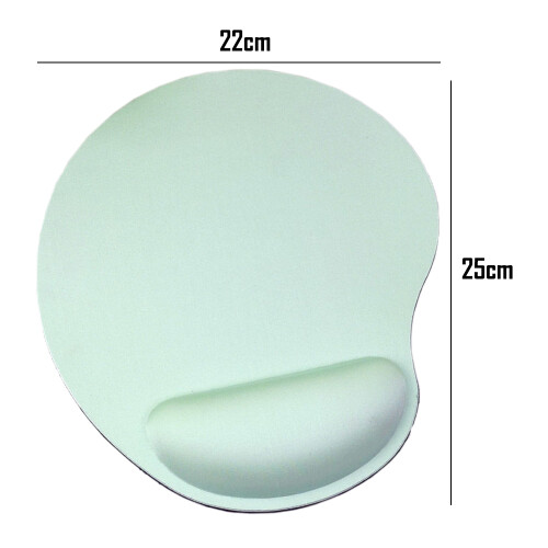 Εργονομικό Mouse Pad, βάση από φυσικό καουτσούκ, σχεδιασμός στήριξης καρπού, 1