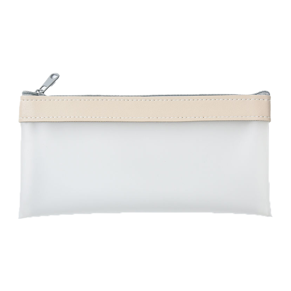 Smooth Zipper Closure For Travel Accessories, Clear Pencil Case Durable Construction, Transparent Design Waterproof Surface Tpu Material Pencil Pouch, 9147006078693