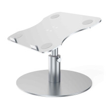 Stabiel en beschermend ontwerp, hoogwaardige ergonomische verstelbare notebookstandaard van aluminiumlegering, draagvermogen tot 6 kg,