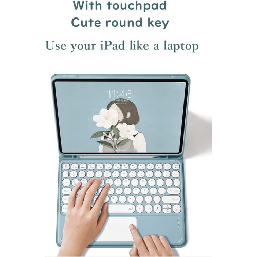 Φωτιζόμενη εμπειρία πληκτρολόγησης για iPad 10ης γενιάς, Trackpad πολλαπλής αφής, 2