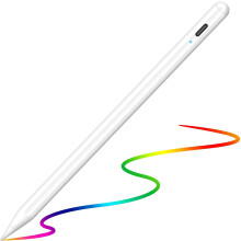 Lápiz activo para iPad, con adsorción magnética y punta ultrafina de POM de 1,2 mm para dibujar, esbozar y tomar notas.