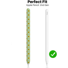 Hoogwaardige siliconen hoes voor magnetische bevestiging, ergonomisch ontwerp, klassieke etui compatibel met Apple Pencil 2e generatie, draadloos