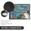 Personalized Design Computer Mouse Mat, Christmas Theme Smooth Surface Unique Patterns, Non-Slip Rubber Base For Office Use, Easy Maintenance Gaming P 3