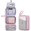 Travel Essential: Pink Oxford Cloth Electronic Organizer with Multi-Compartment Design for Efficient Storage 1