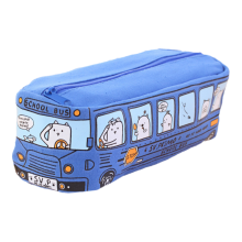 Leuk etui van PU-leer met een esthetische uitstraling, geschikt voor volwassen vrouwen, duurzame constructie, beer, hondje, puppy, Y2K-motief, etui