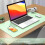 Κομψό Mouse Pad Γραφείου, Κάλυμμα Γραφείου Premium, Υλικό από Δέρμα PU, Αντιολισθητική 5