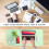 Κομψό Mouse Pad Γραφείου, Κάλυμμα Γραφείου Premium, Υλικό από Δέρμα PU, Αντιολισθητική 2
