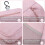 Travel Essential: Pink Oxford Cloth Electronic Organizer with Multi-Compartment Design for Efficient Storage 5