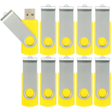 Beschermende aluminium behuizing, draagbare flashdrives met plug-and-play-functionaliteit voor meerdere besturingssystemen, draaibare USB-stick voor