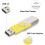 Περιστρεφόμενο USB Stick, φορητές μονάδες flash plug and play με ένδειξη LED για αποθήκευση 4