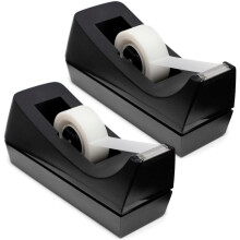 Reusable Black Plastic Tape Dispenser, High-quality Cutting Blade Ensures Smooth Operation, Less Wasteful And More Economical Than Disposable Options