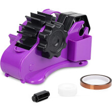 Desk Tape Dispenser, Multi-Roll Cut With 1" And 3" Spools, Efficient Semi-Automatic Tape Dispenser, Satisfaction Guarantee, Heat Tape Accommodates Cra