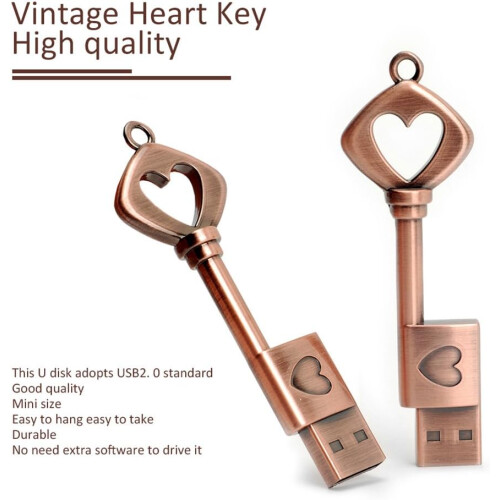 Plug And Play, Memory Stick με μπρελόκ Love για αποθήκευση και μεταφορά ψηφιακών δεδομένων, 1