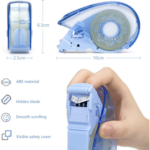 Effortless Correction Tool, Innovative Sideways Technique with Writing Instrument Grip, Automatic Tape Dispenser for Quick Fixes (Mini) 1