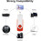 Περιστρεφόμενο USB Stick, φορητές μονάδες flash plug and play με ένδειξη LED για αποθήκευση 6