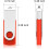 Περιστρεφόμενο USB Stick, φορητές μονάδες flash plug and play με ένδειξη LED για αποθήκευση 3