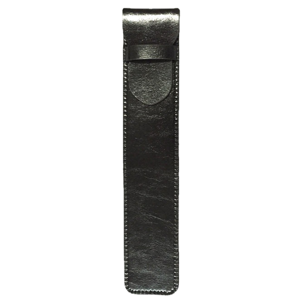 Durable Stitching, Leather Pen Sleeves With Snap Closure For Standard Pen Fit, Stylish Pen Holder Ensures Portable Design, Tabletop Stability For Prot 9147006077160