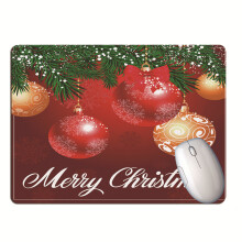 Unique Patterns Computer Mouse Mat, Christmas Theme Non-Slip Rubber Base Easy Maintenance, Smooth Surface Personalized Design For Office Use, Gaming P