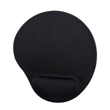 Gladde muismat van Lycra-materiaal, geoptimaliseerd ergonomisch comfort, ergonomisch ontwerp, comfortabele gel polssteun voor alle soorten muizen,