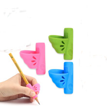 Impugnature ergonomiche per matite per bambini in età prescolare, ausilio per la correzione della scrittura, antiscivolo, in plastica resistente,
