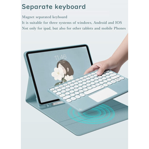 Φωτιζόμενη εμπειρία πληκτρολόγησης για iPad 10ης γενιάς, Trackpad πολλαπλής αφής, 2