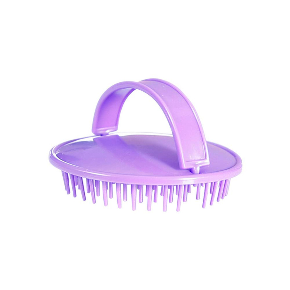 Purple Scalp Massager Shampoo Brush For Dandruff Relief And All Hair Types, Gentle Exfoliation,