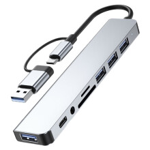 USB-hub, hoofdtelefoonadapters, extender, dockingstation, splitter