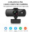 VALSEEL Webcam2K HD Video Web Class Live Webcam Autofokus Elektronik 2