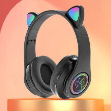 Paascadeaus voor vrouwen, mannen en kinderen - Leuke draadloze Bluetooth-headset met LED-knipperlicht B39, compatibel met alle apparaten.