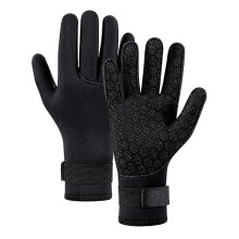 Neoprene Diving Gloves Winter Heated Gloves Men Women Diver Waterproof Snorkeling Canoeing Black Black M