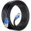 Αδιάβροχο καλώδιο δικτύου Ethernet Cat6 50m για εξωτερική χρήση - Utp - Cca - 550Mhz - Μαύρο 1