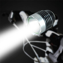 80 lumenin Q5-liitäntäinen LED-pyörän ajovalot, ajovalot, 3 tilaa, musta