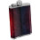Patriots Fagon Hip Flask8oz, Ανοξείδωτο ατσάλι και δέρμα κατάλληλο για τρόφιμα, Φορητό για 4