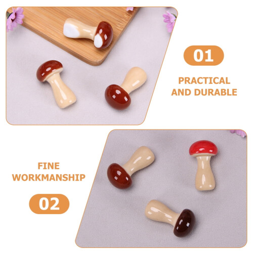 τεμάχια διακόσμηση για το σπίτι μανιτάρια chopstick βάση σκευών αξεσουάρ πάρτι 1