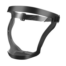 Protective Face Shield for Grinding and Cutting, Clear Dustproof Windproof Mask with Black Frame for DIY and Home Use