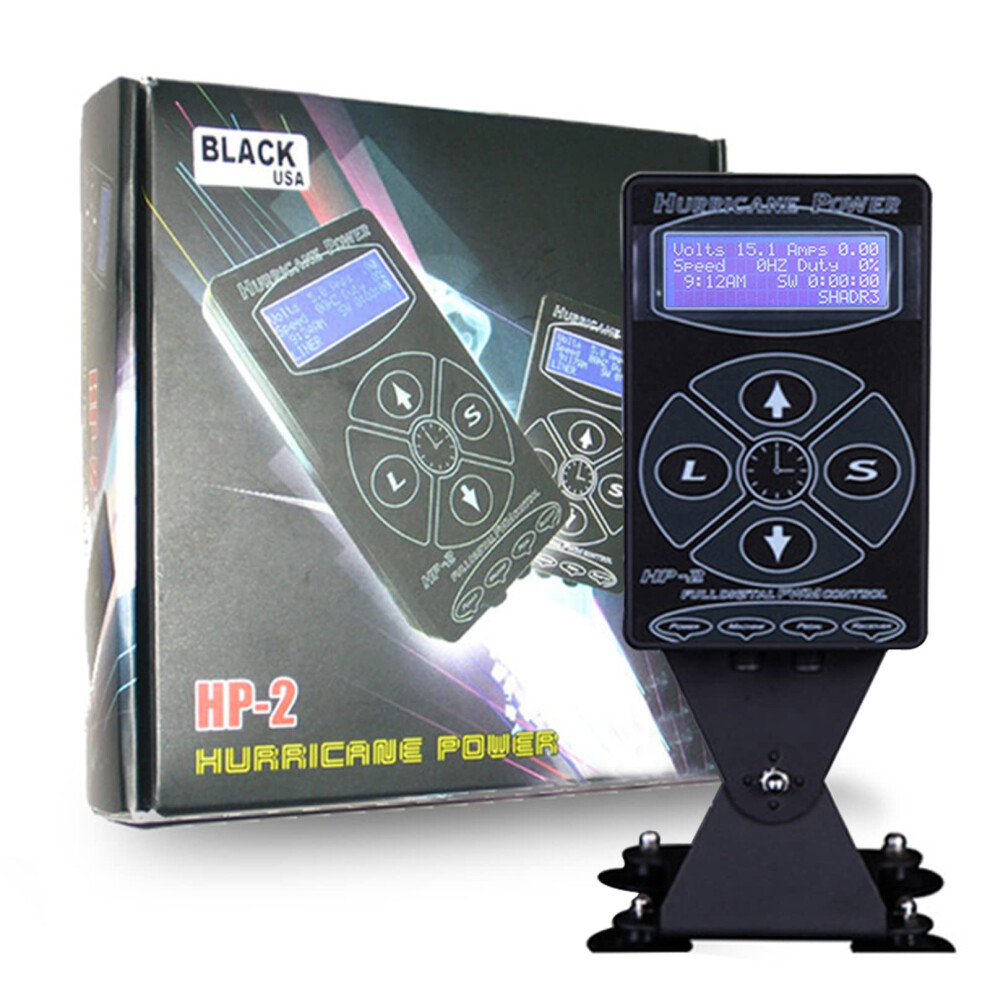 Tattoo Power Supply with LCD Display, Adjustable Voltage, Dual Machine Support, Professional Kit