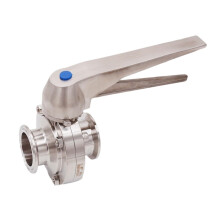 1.5' Tri Clamp Valve with Stainless Steel Trigger Handle 304 Steel for Homebrew Beer Brewing
