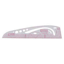 Sewing Ruler Transparent French Curve Clear Metric Plastic Tailor Tool for Dressmaking and Pattern Design