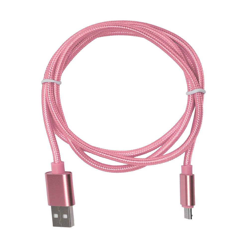 Versatile Charger, Nylon Braided Fast Charging Cord, Superb Performance Heat Resistant Material For Safe And Efficient Device Usage, 1M 9012494379006