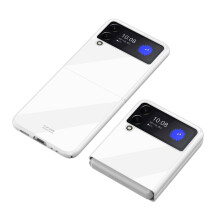 Heltäckande skal för Galaxy Z Flip3 5G, gångjärnsskyddande hybridstruktur, smalt och lätt skal, kompatibelt med Samsung Galaxy Z Flip3