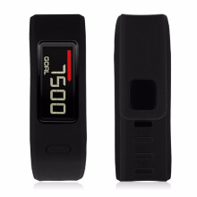 Correa de repuesto de silicona no tóxica, diseño de pulsera ajustable y segura para Garmin Vivofit, pulsera refinada con varias opciones de color.