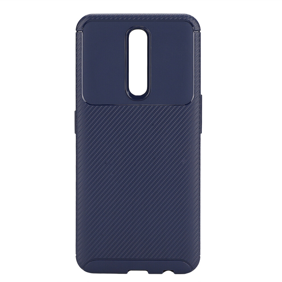 Shockproof Tpu Case For Oppo F11, Carbon Fiber Patterned Phone Cover With Anti-Fingerprint Surface Brushed Texture Anti-Slippery Grip Built-In Air Cus 9012494479737
